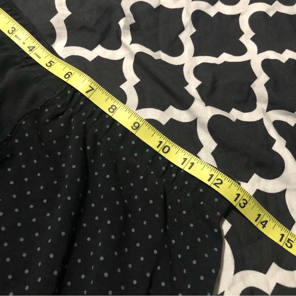 Nike International Women Leggings Polka Dot Sz Medium Black Gray. - Picture 3 of 7